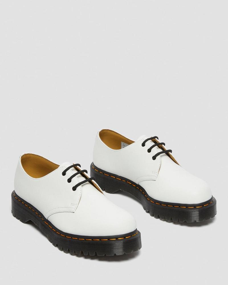 Dr Martens 1461 Bex Smooth Leren Oxford Schoenen Dames Wit | NL 44XYU